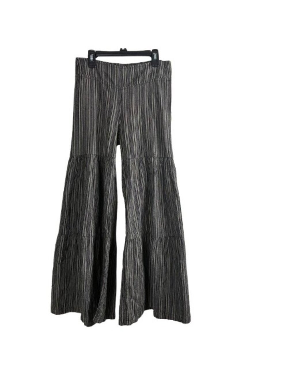 Jayli Striped Tiered Wide Leg Boho Hippie Festival Pants Small